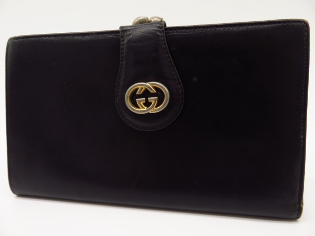 グッチ　長財布 がま口